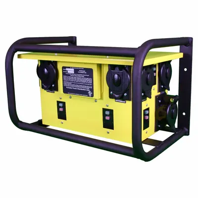 SOUTHWIRE Temporary Power Box: 125/250V AC, 50 A Inlet Current Rating, 50A @ 125/250V - Power Distribution Boxes