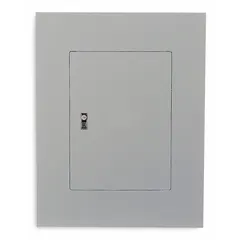 Flush-mounting door cover for Square D NQ and NF panelboards. Measures 74 in length by 20 in width. Type 48R540 with single-door configuration. Provides a finished protective enclosure for electrical distribution panels.