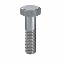 Hex Head Cap Screw: Steel, Class 8.8, Zinc Plated, M12, Metric, 45 mm lg, Partially Threaded, 50 PK (MPN HX08120450-050P1)