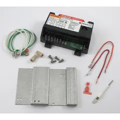 Replacement ignition module for gas-fired heating equipment. Controls the ignition sequence in residential and light commercial HVAC systems. Direct replacement for compatible LENNOX units.
