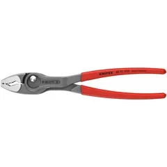 These slip-joint pliers are suited for gripping, turning, and holding tasks in maintenance and assembly work. The 10 in overall length provides leverage, while the 1 1/4 in jaw length and cushion grip offer control. The adjustable slip joint allows for a range of fastener sizes.