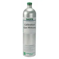 GASCO Calibration Gas: Air, Disposable, +/-5% Accuracy, C12, Calibration Gas, 58 L Cylinder Capacity (MPN X02AI99CP5800Z4)