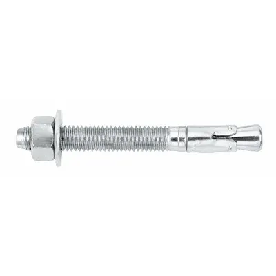 DEWALT Steel Wedge Anchors, 1"-8 Thread, 1 in Dia, 10 PK