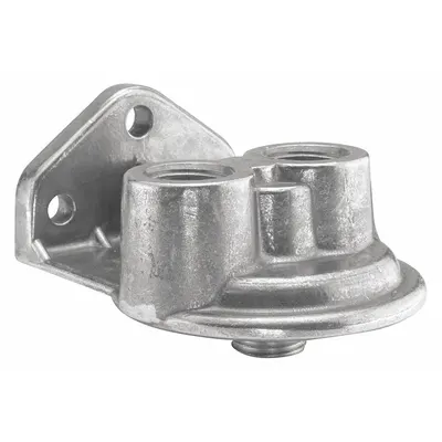 BALDWIN FILTERS Fuel Filter Base: Oil Filter, Oil Filter Base, Aluminum - Fuel Filter Accessories