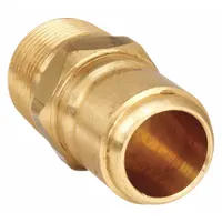 PARKER Hydraulic Quick Connect Hose Coupling: 3/4 in, Brass, 106 lpm Max. Flow Rate, Male NPTF (MPN BST-N6M)
