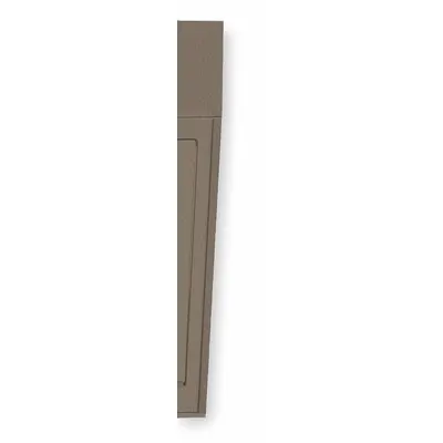 BRADLEY Sloping-Top Kit: 36 in x 18 in x 1 in, High Density Polyethylene, Matte - Slope-Top Components & Kits for Standard Lockers