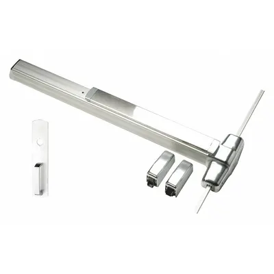 VON DUPRIN 9927NL 3 US28 Surface Vertical Rod Push Bar - Surface Vertical Rod Push Bars