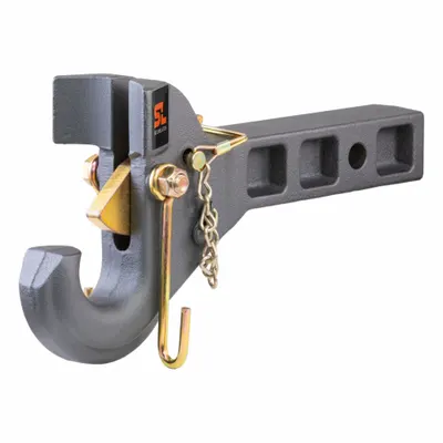 CURT 48405 Pintle Hook Hitch Mount, 2 in Shank, 14,000 lb Capacity - Pintle Hook Hitches
