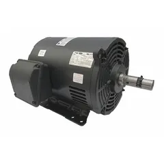 Open drip proof (ODP) enclosure for moderate protection in indoor environments. Rigid base mount for stationary applications. Suitable for powering pumps, fans, conveyors, and compressors in general industrial use.