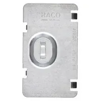 RACO Electrical Box Cover: 1 Gangs, Blank, For Rectangular Box Shape, Steel, 3 cu in Capacity (MPN 701F)