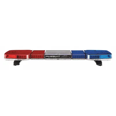 CODE 3 Mini Light Bar: Emergency Vehicle Mini Light Bar, Blue, 60 W Watt - Emergency Vehicle Full-Size Light Bars