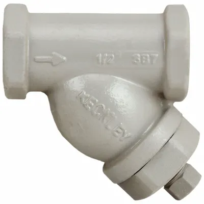 KECKLEY Y Strainer: 1 1/4 in, NPT, Perforated, 0.0625 in Screen Size, Carbon Steel - Carbon Steel Y Strainers