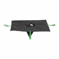 This adjustable-frame insert street drain filter measures 37 inches long by 49 inches wide by 14 inches high. It is designed to capture floatables in stormwater runoff, helping to filter debris and sediment from discharge. The frame adjusts to fit various drain openings