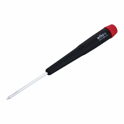 WIHA Screwdriver: Precision, Std Lg, 1/16 in Tip Size, 5 1/2 in Overall Lg - Ball End Precision Hex Screwdrivers