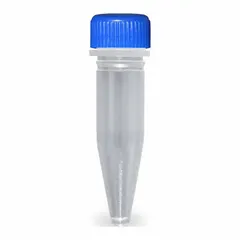 Polypropylene Microcentrifuge Tube, 1.5 mL, Conical Bottom, Colorless, with Cap, C3150-S