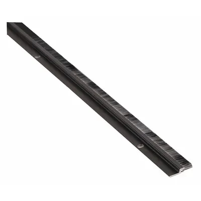 NATIONAL GUARD Door Sweep: Brush Insert, Aluminum, 36 in Lg, 1 1/16 in Wd - Door Sweeps