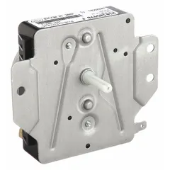 OEM replacement timer for Whirlpool washing machines and dryers. Controls cycle duration and sequencing to restore proper appliance function. Used in household laundry equipment.