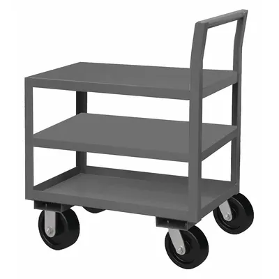 OEM Utility Cart: 4,800 lb - Low-Profile Utility Carts with Lipped & Flush Metal Shelves