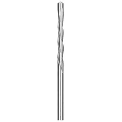 High-speed steel cut-out tool routing bits for drywall. 1/8 in drill bit diameter, 1 1/4 in cutting depth. Used for cutting precise holes in drywall for electrical boxes, outlets, and light fixtures.