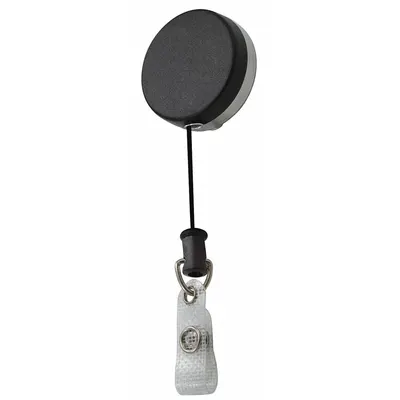 LUCKY LINE PRODUCTS Badge Holder: Strap, Horizontal/Vertical, 3 3/4 in Overall Ht, 1 5/8 in Overall Wd - Retractable Tethers for Badges
