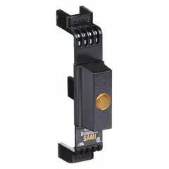 Indicating fuse block cover for CC/Midget fuse class or type. Rated 600 V AC, 0 A – 30 A. Provides visual indication when a fuse opens, facilitating quick identification and replacement in industrial control panels and power distribution systems.