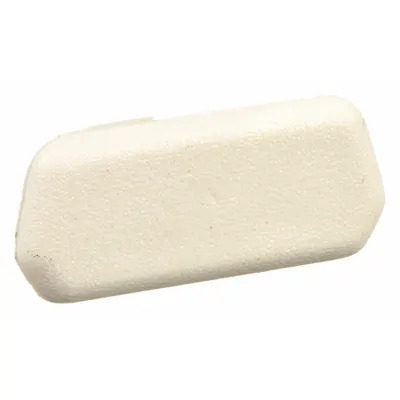 LEGRAND Blank End: 400, 1 in Wd, 1/2 in Ht, Plastic - End Fittings for Nonmetallic Single-Channel Raceways