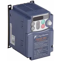 FUJI ELECTRIC Variable Frequency Drive: In Phase Single, Out Phase Three, 1/8 hp, No Bypass, Blue (MPN FRN0001C2S-6U)