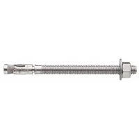 DEWALT Wedge Anchor: 3 3/4 in Overall Lg, 3/8 in Dia, 3/8"-16 Thread Size, 2 3/8 in Thread Lg, 50 PK (MPN 7615SD6-PWR)