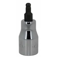 SK PROFESSIONAL TOOLS Socket Bit: 3/8 in Drive Size, Ball Hex Tip, 6 mm Tip Size, Replaceable Insert (MPN 45526)