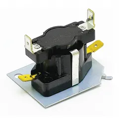 This time delay relay is designed for HVACR systems to control the timing of electrical circuits, such as delaying fan or compressor startup. It helps ensure sequenced operation and prevents short cycling. Suitable for use in commercial heating and ventilation units.