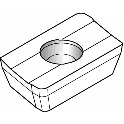 WIDIA Parallelogram Milling Insert: XPNT333, XPNT160412 (MPN 2030319) - Parallelogram Indexable Milling Inserts