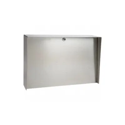 PEDESTAL PRO Lando-SS-20x14-E Silver Cover Housing, 6 in x 20 in - Covers for Gate Operator Access Control Devices
