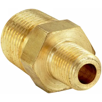 PARKER 1/2 X 1/4 FF-B Brass Straight Threaded Extreme-Pressure - Threaded Extreme-Pressure Hydraulic Pipe Fittings