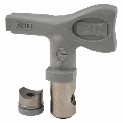 GRACO XHD217 Airless Spray Gun Tip, 0.017 in, Gray - Tips for Airless Spray Guns