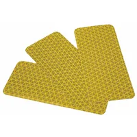 Reflective Tape: Agriculture Vehicles, Yellow, 2 in Wd, 4 1/2 in Lg, Acrylic (MPN 18368)