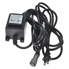 Power cord for material handling equipment. Connects machinery to a power source for operation in industrial environments such as warehouses, factories, and distribution centers.