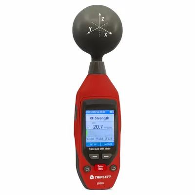 TRIPLETT Magnetic Field Measuring: 0uW/cm² ~2.652mW/cm²/1uW/m² ~26.52W/m²/20mV/m~100V/m - Magnetic Field Meters