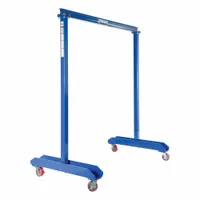 APPROVED VENDOR Portable Gantry Crane: Fixed Span, Fixed Ht, 2,000 lb Load Capacity, Steel, 7.8 ft (MPN FPG-20)