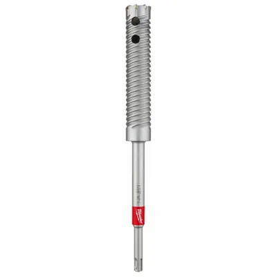 MILWAUKEE Rebar Cutter Drill Bit: 1 1/8 in Drill Bit Size, 10 in Max Drilling Dp - SDS-Plus Rebar Cutting Drill Bits