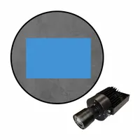 VISUAL WORKPLACE INC. Virtual Safety LED Walkway: Virtual Safety LED Walkway, Solid, Blue, 50 W (MPN 66-3139-634EXT-PS150)