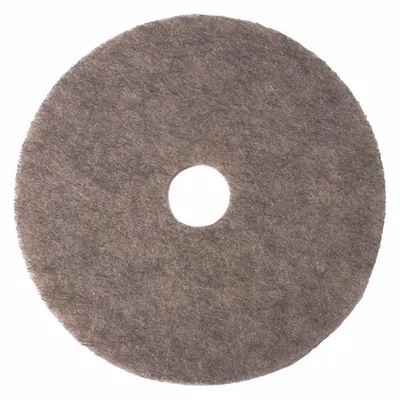 OEM Burnishing Pad: Beige, 20 in Dia, Natural/Polyester Fiber, 3,000 RPM Max Speed - Burnishing Pads