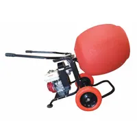 KUSHLAN PRODUCTS Gas-Powered Concrete Mixer: For use with Mortar/Concrete, 6 cu ft Drum Capacity (MPN 600Gas-H)