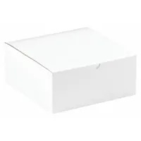 Gift Box: 8 in Inside Lg, 8 in Inside Wd, 3 1/2 in Inside Ht, Kraft, 100 PK (MPN GB883)