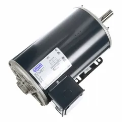 LEESON 145TTDR16356 is a 2 hp, 208V AC, 1750 RPM, 3-phase AC motor with an open drip-proof (ODP) enclosure. It features a rigid base mount and a 145T frame size, drawing 6.6 A full load current at 60 Hz. Suitable for general industrial applications such as pumps, fans, conveyors, and compressors where ODP protection is adequate.