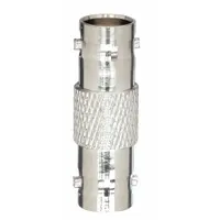 APPROVED VENDOR BNC Adapter: BNC Adapters, Straight Plug Adapter, BNC Female x BNC Female, Brass
