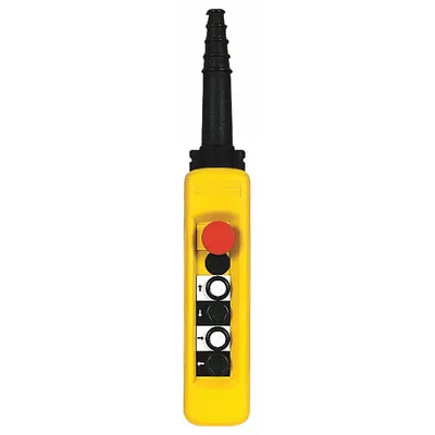 SCHNEIDER Pendant Control Station: (4) Push Buttons/Mushroom Head Push Button - Push-Button Pendants