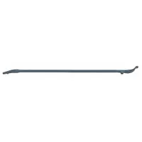 This tubeless tire iron is constructed from iron with a 37-inch overall length. It is designed for mounting and demounting tubeless tires on vehicles, providing the leverage required for tire service operations