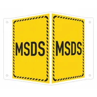 Facility Sign: Aluminum, Mounting Holes Sign Mounting, 6 in x 7 1/2 in Nominal Sign Size (MPN LCVB-0022-NA_4x6)