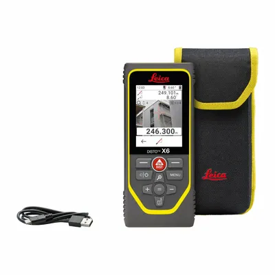 LEICA DISTO X6 Indoor-Outdoor Laser Distance Meter - Indoor-Outdoor Laser Distance Meters