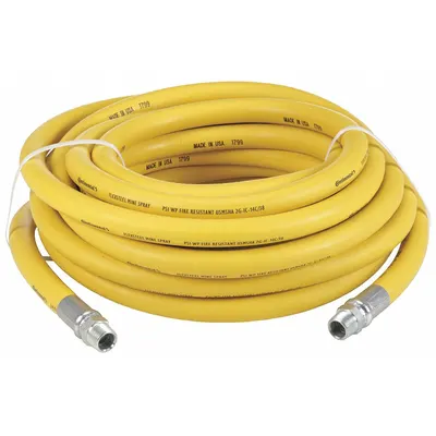 CONTINENTAL Air Hose: Coupled Assembly, 1 in Hose Inside Dia., 50 ft Hose Lg, Nitrile - Mine Spray Hoses